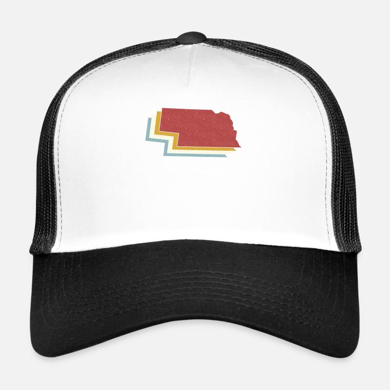 USA State - Vintage Map Nebraska Trucker Cap