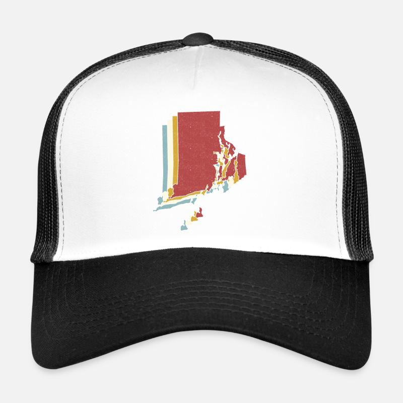 US State - Vintage Map Rhode Island Trucker Cap