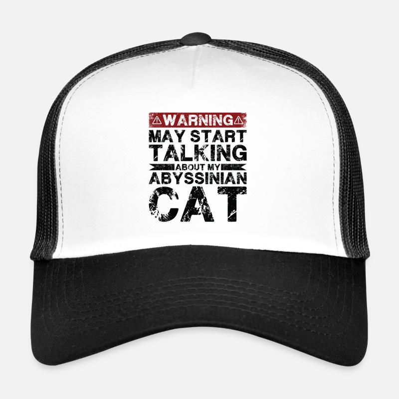 En parlant de chat abyssin Casquette trucker 