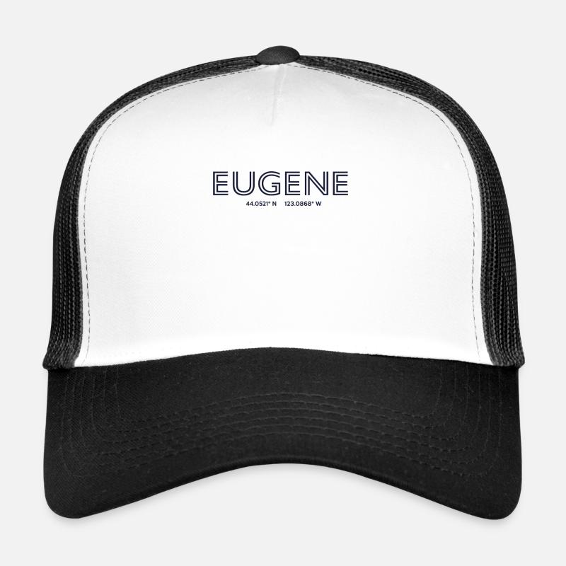 Coordonnées de la ville des États-Unis - Eugene Casquette trucker 