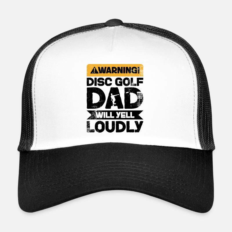 Avertissement Cris - Disc Golf Dad Casquette trucker 