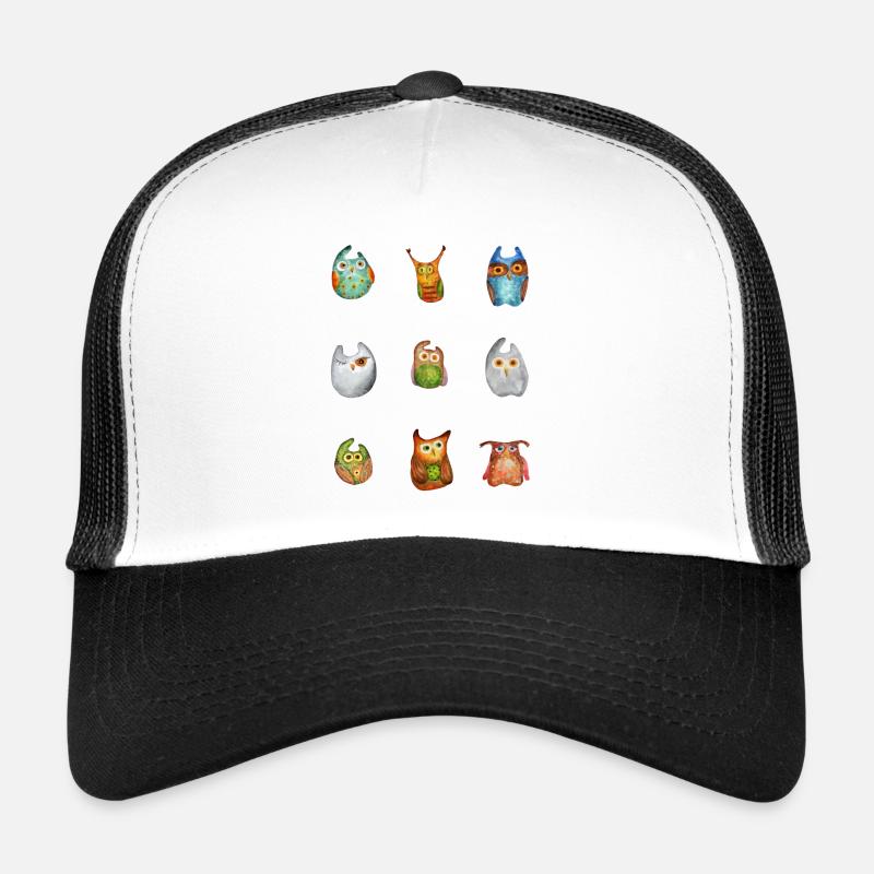 Owl Eagle Owl Animal Forest Animal Little Owl Barn Owl Fun Trucker Cap