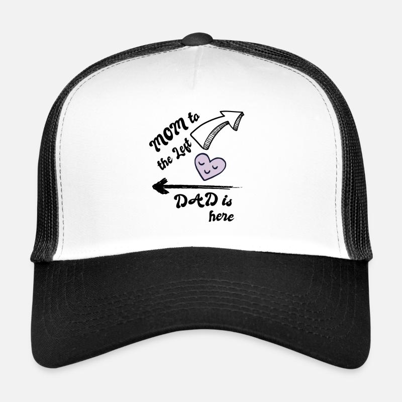 Mama links und Papa Rechts Trucker Cap