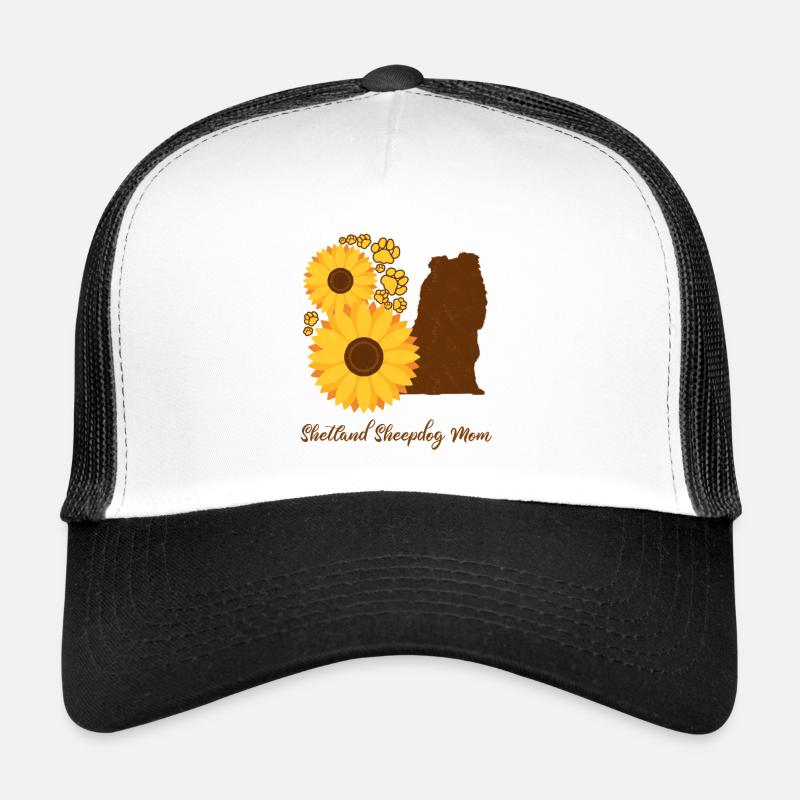Mère Tournesol - Chien de berger Shetland Casquette trucker 