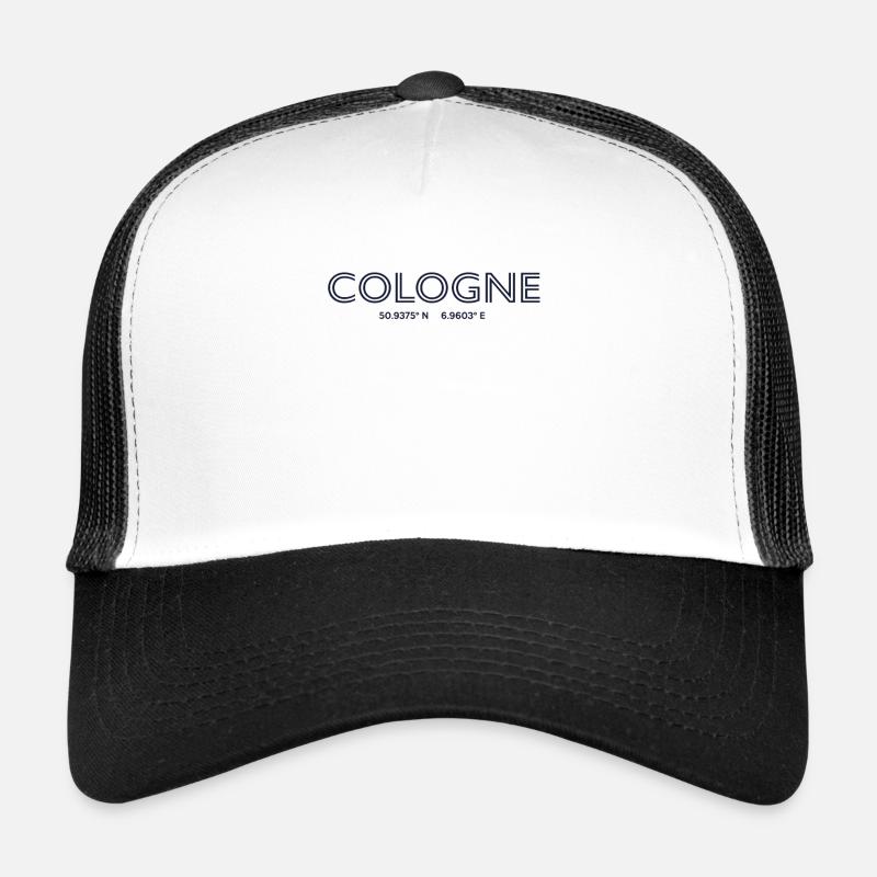 Germany City Coordinates - Cologne Trucker Cap