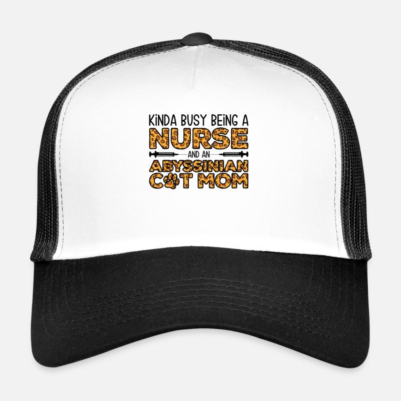 Krankenschwester Mutter - Abessinische Katze Trucker Cap