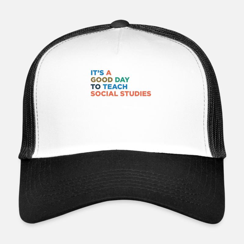 Professeur d’enseignement des sciences sociales Casquette trucker 