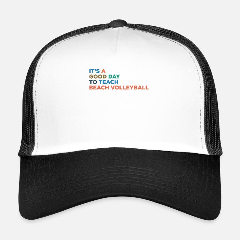 Enseigner aux entraîneurs de volleyball de plage Casquette trucker 