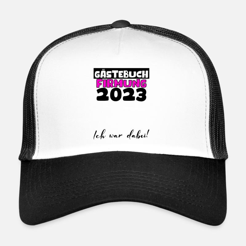 2023 Firmung Gästebuch Mädchen Jungen Jugendliche Trucker Cap