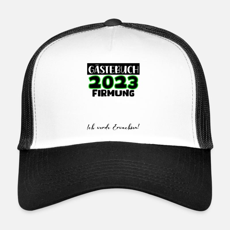 2023 Firmung Gästebuch Mädchen Jungen Jugendliche Trucker Cap