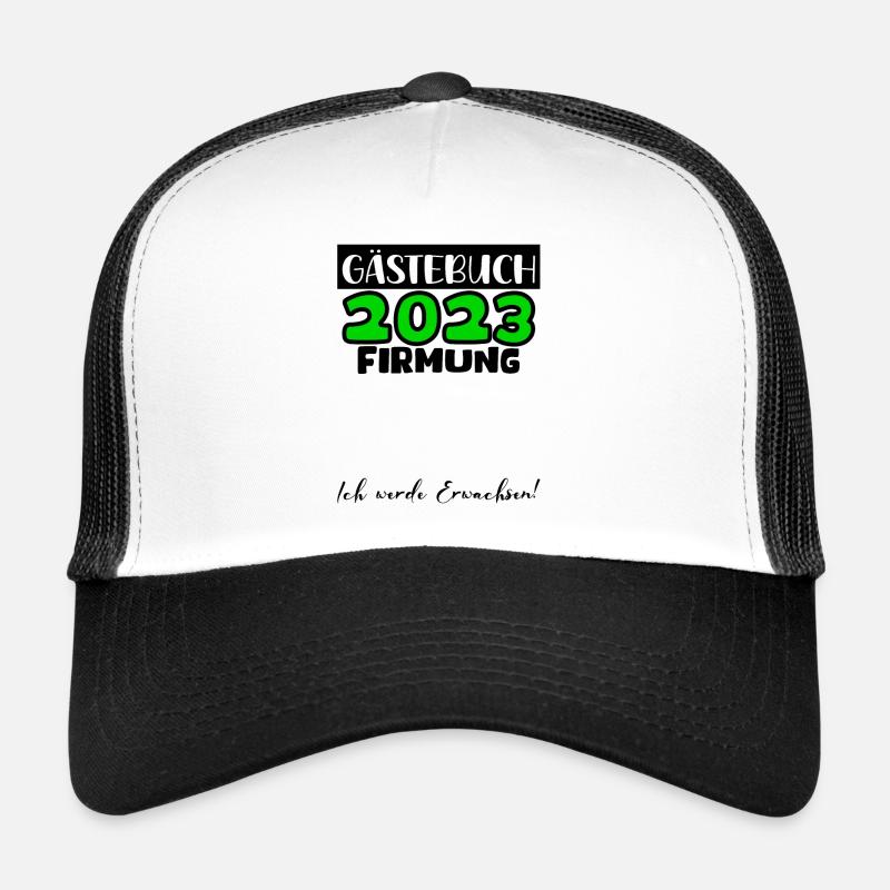2023 Firmung Gästebuch Mädchen Jungen Jugendliche Trucker Cap