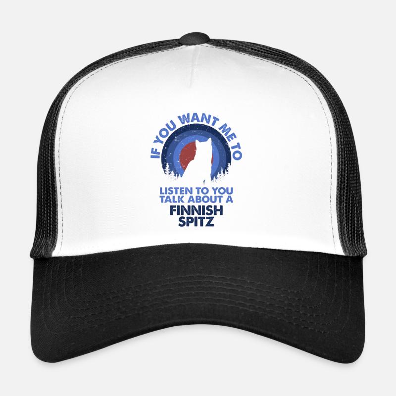 Talk about the Finnish Spitz dog Trucker Cap