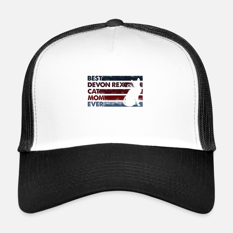 Best Mom Ever - Devon Rex Cat Trucker Cap
