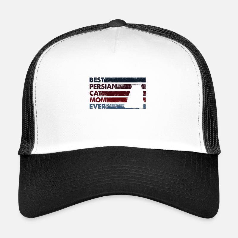 Meilleure mère de tous les temps - Chat persan Casquette trucker 