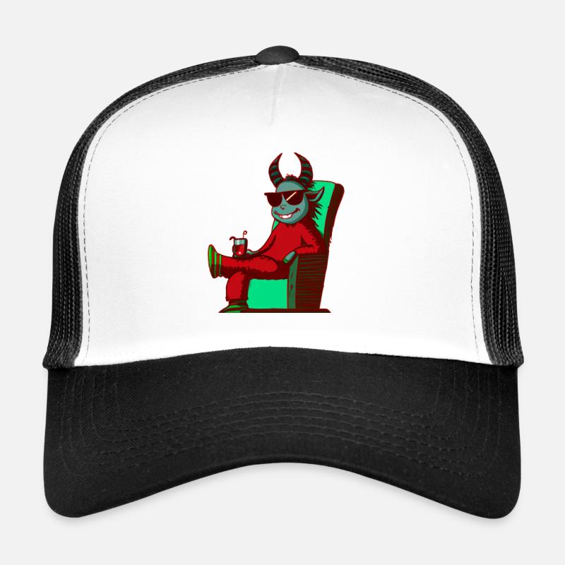 Krampus Percht Teufel 2302 Trucker Cap