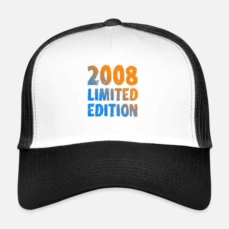 2008 Limited Edition Geburtstag Geschenk Frau Mann Trucker Cap