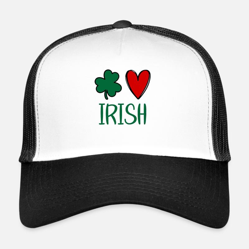 Accessoires de la Saint-Patrick Irlande Shamrock Décoration Casquette trucker 