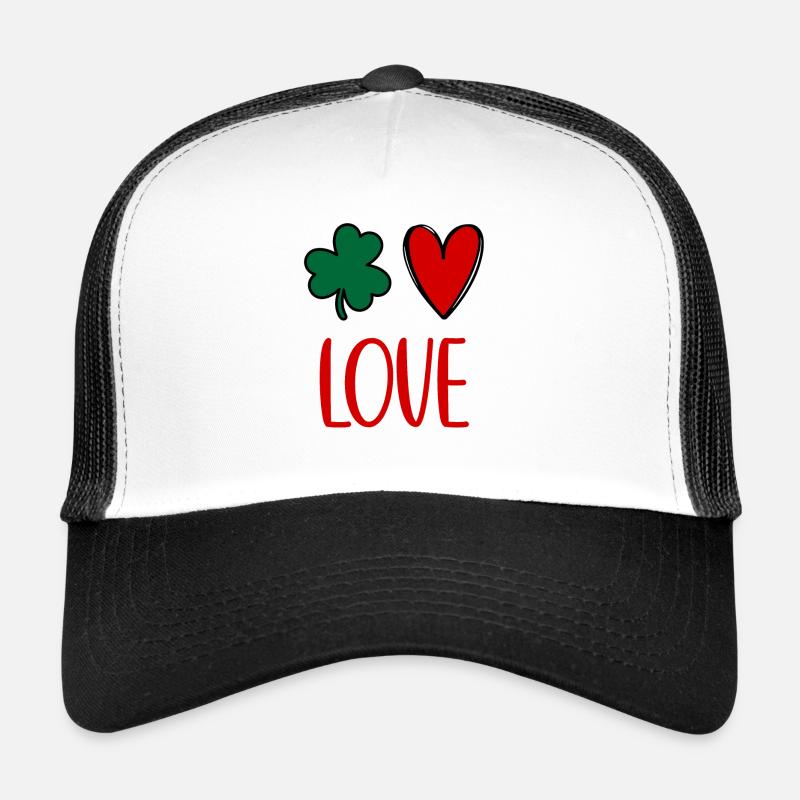 Accessoires de la Saint-Patrick Irlande Shamrock Décoration Casquette trucker 