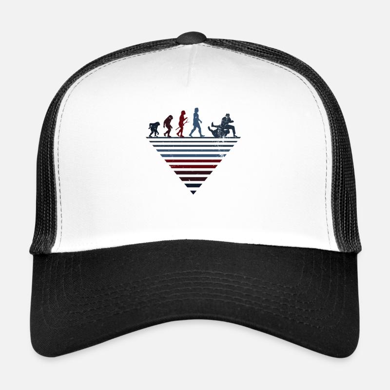 Human Evolution - Bobsleigh vintage Casquette trucker 