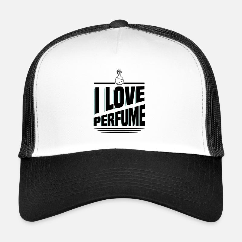 Parfüm Fragrance Perfüm Perfume Parfum - Trucker Cap - Weiß/Schwarz