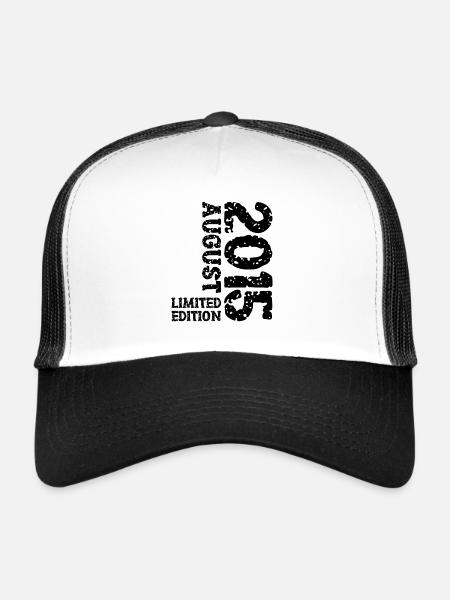 2015 Août Édition Limitée 8ème Tenue d’Anniversaire - Casquette trucker  - blanc/noir - Devant