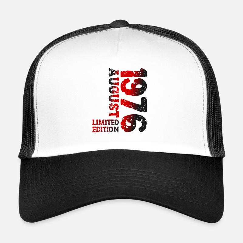 1976 August Limited Edition 47. Geburtstag Outfit Trucker Cap