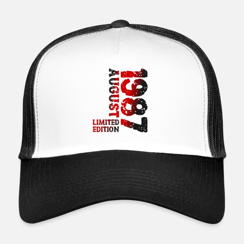 1987 August Limited Edition 36. Geburtstag Outfit Trucker Cap