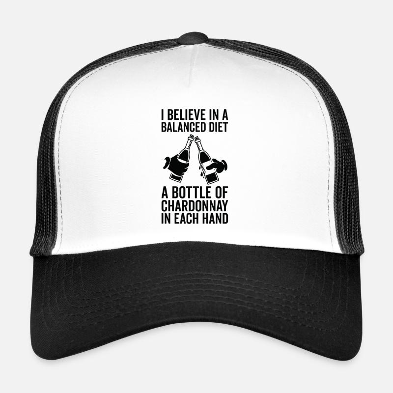 Bouteille de régime équilibré Chardonnay Lovers Casquette trucker 