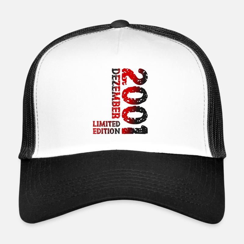 2001 décembre édition limitée 22e anniversaire décoration Casquette trucker 