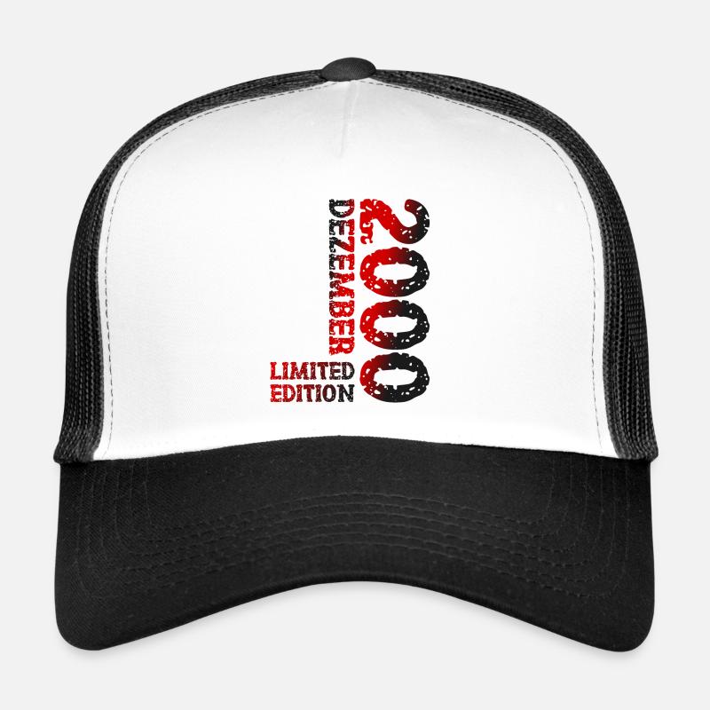2000 Dezember Limited Edition 23. Geburtstag Deko Trucker Cap