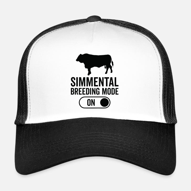 Cow breeding mode on - SIMENTAL Trucker Cap