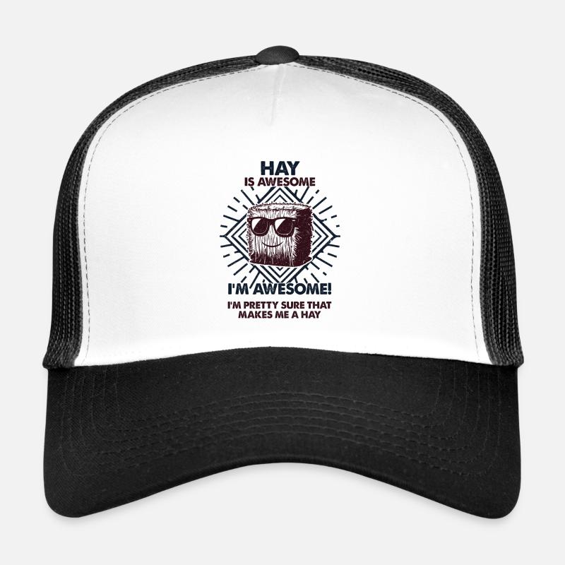 Le foin est excellent - Mama Dad Casquette trucker 