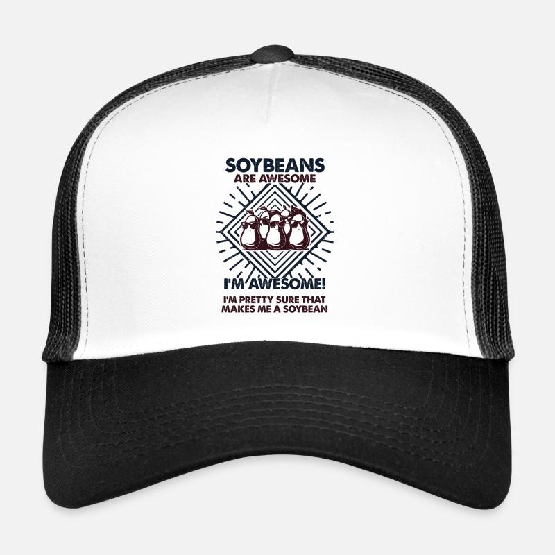 Le soja est excellent - Mama Dad Casquette trucker 