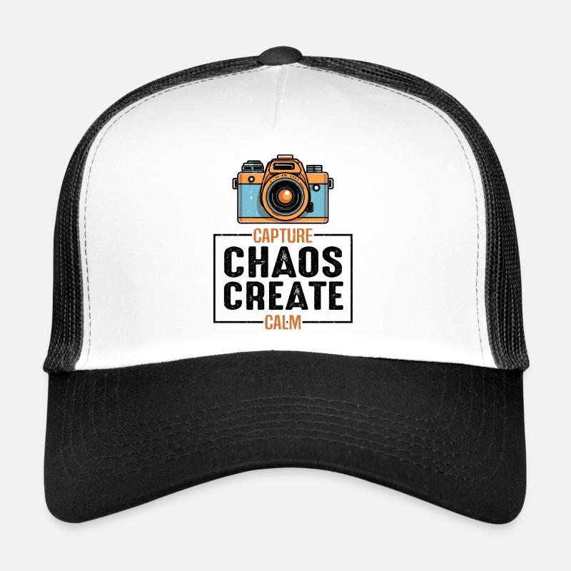 Chaos Capture Create Calm - Photography Trucker Cap