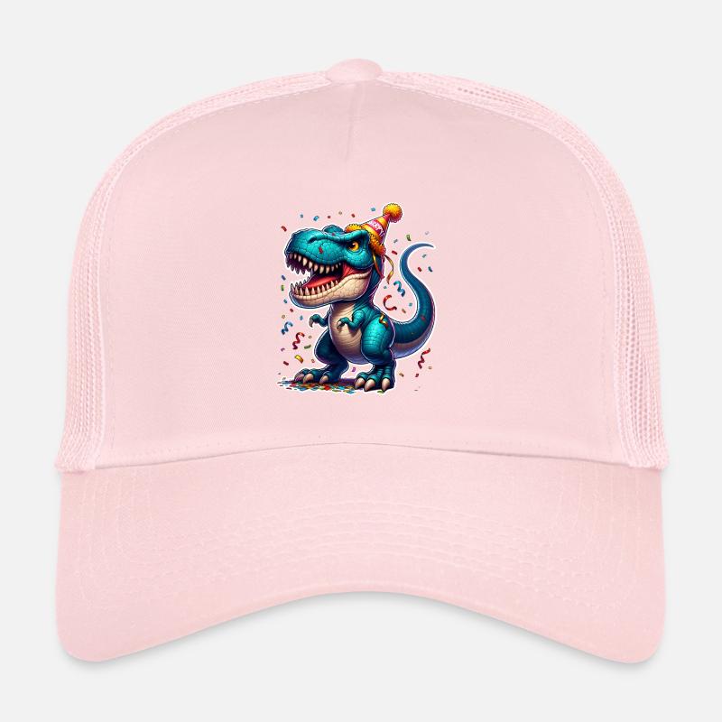 Dinosaur Birthday Dino T Rex Trucker Cap