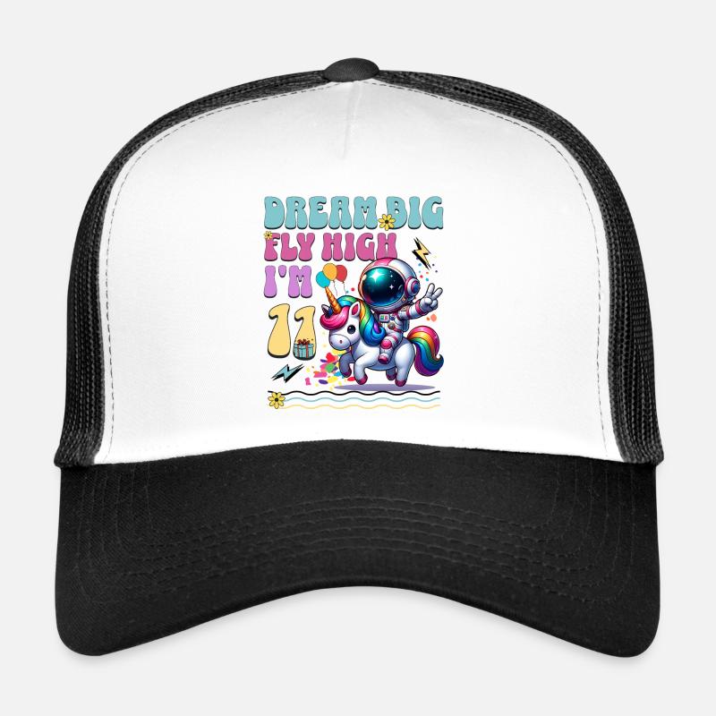 Astronaut Einhorn 11. Geburtstag Trucker Cap