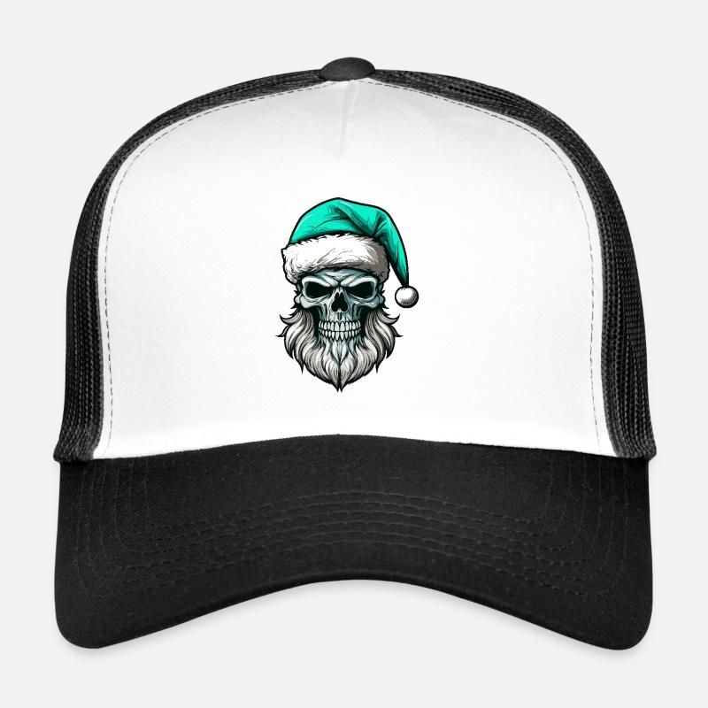 Weihnachtsmann Totenkopf Trucker Cap