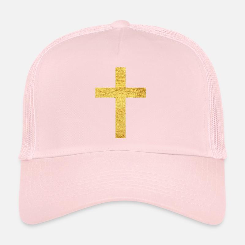 Croix chrétienne symbole de foi et de protection Casquette trucker 
