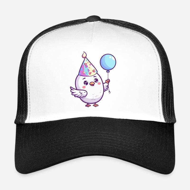 Colombe oiseau anniversaire bébé Casquette trucker 