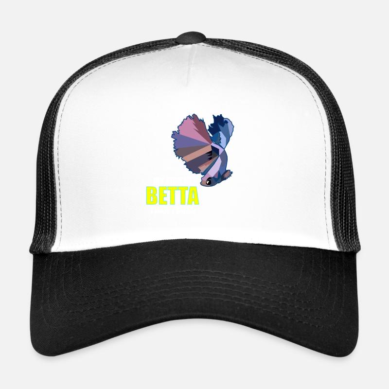 Betta Splendens fighting fish labyrinth fish gift Trucker Cap