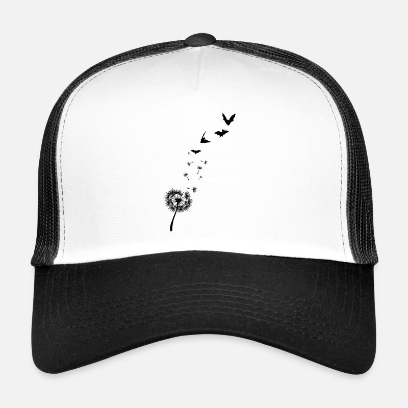 Dandelion Bats Trucker Cap