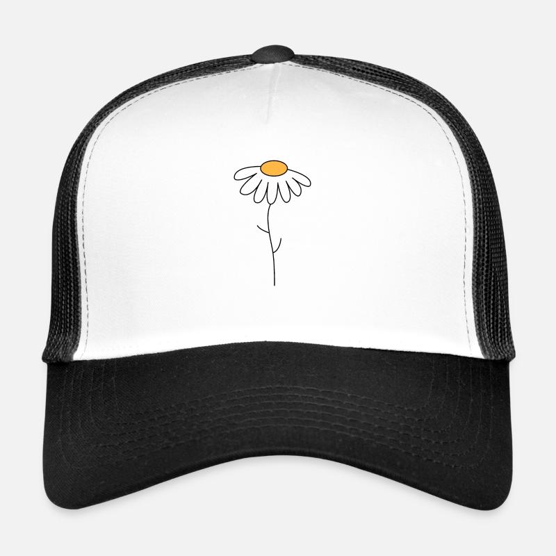 fleur Casquette trucker 