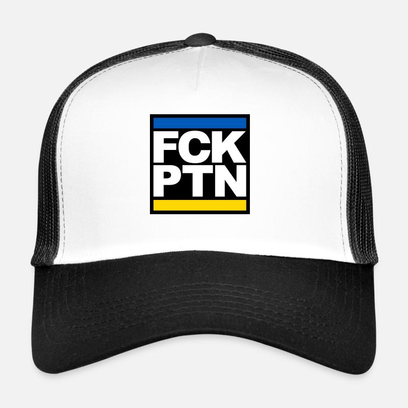 FCK PTN ukraine color Trucker Cap
