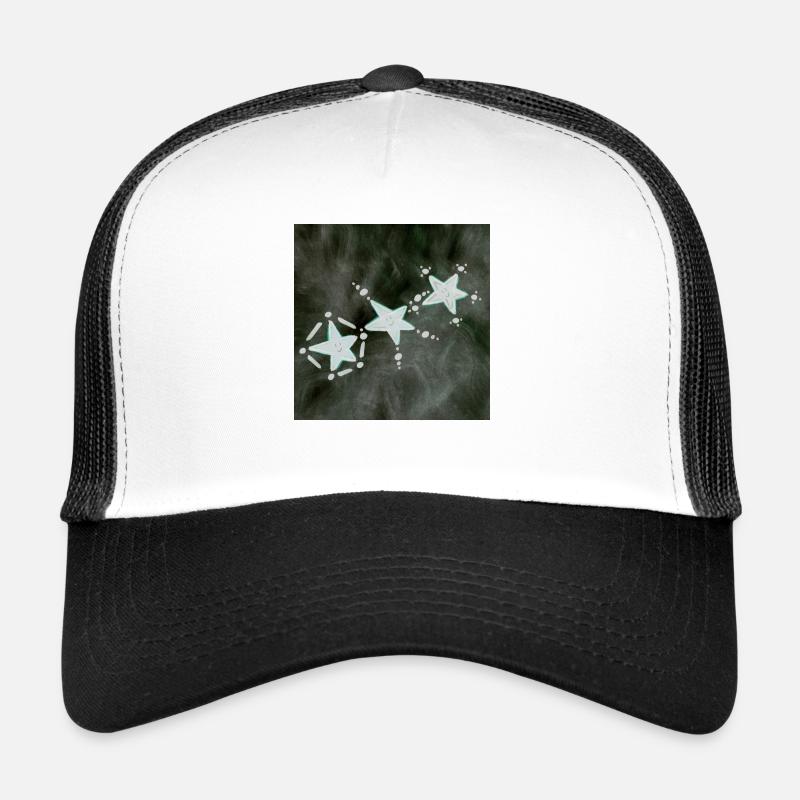 THREE STARS INVERTED Trucker Cap
