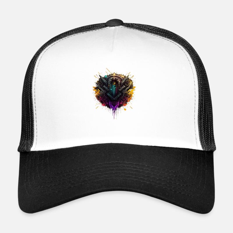 Logo technique coloré Casquette trucker 