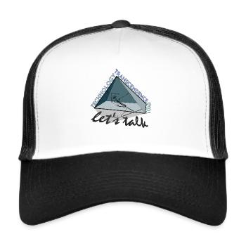 Pyramid Tomb Technology Transcendence - Dark font - Trucker Cap - white/black - Front
