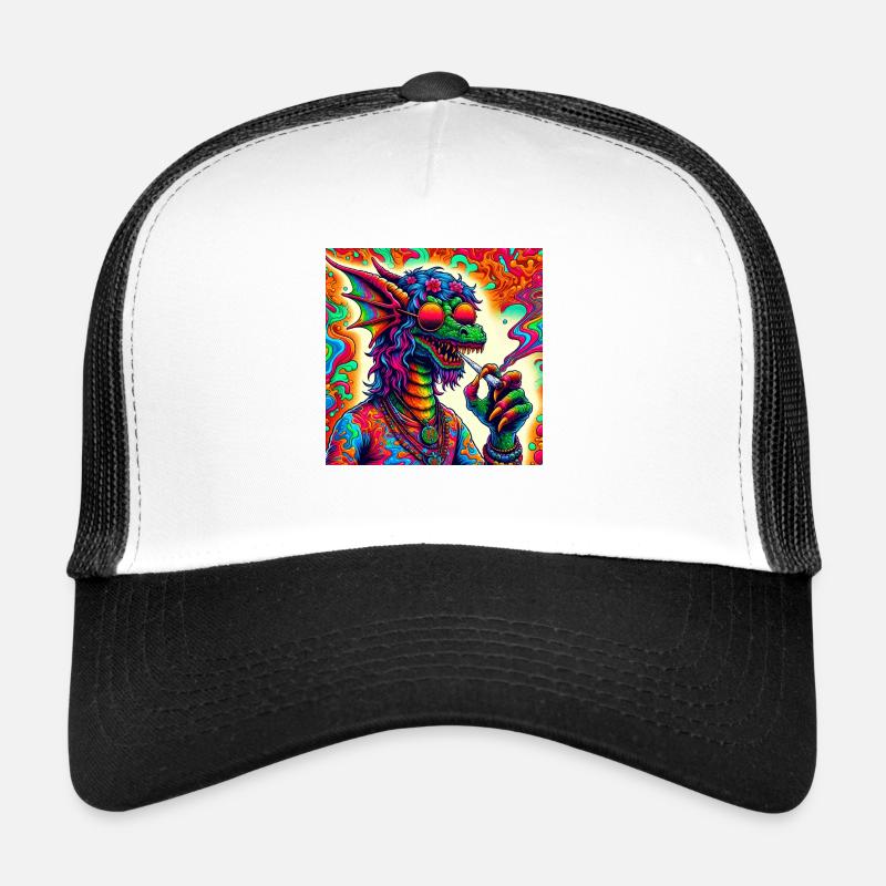 hippie Dragon Trucker Cap