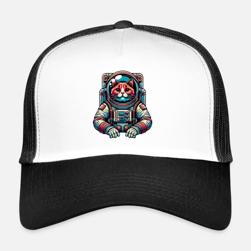 Petit chat mignon comme astronaute astronaute Casquette trucker 