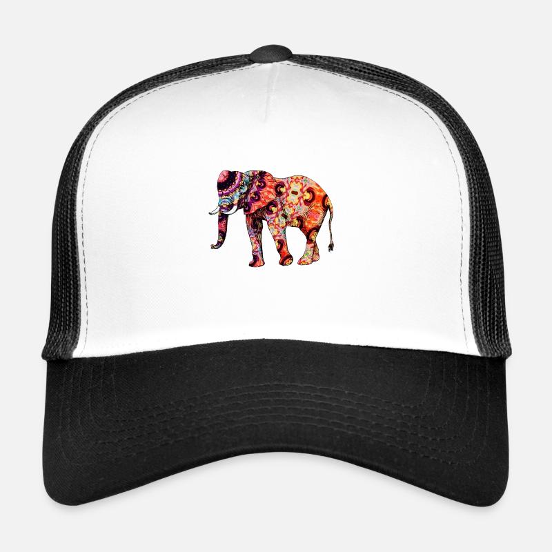 Oriental Elephant Trucker Cap