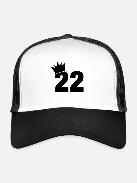 22_krone_f1 - Trucker Cap - white/black - Front